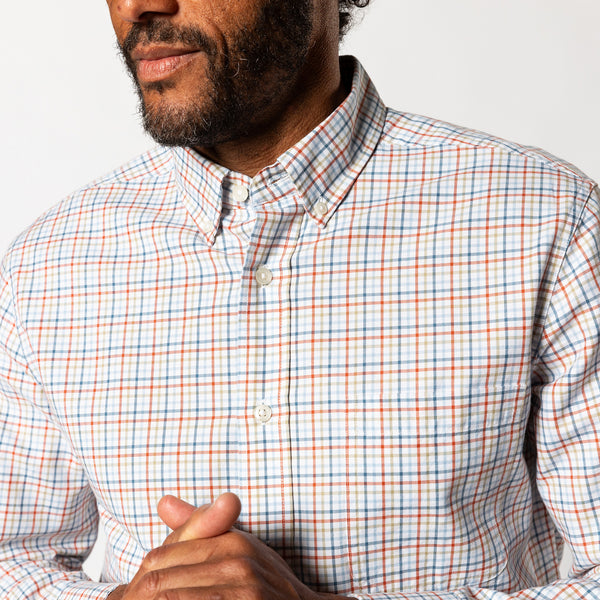 Cotton Oxford Sport Shirt - Bennet Plaid