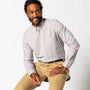 Cotton Oxford Sport Shirt - Bennet Plaid - Burnt Brick