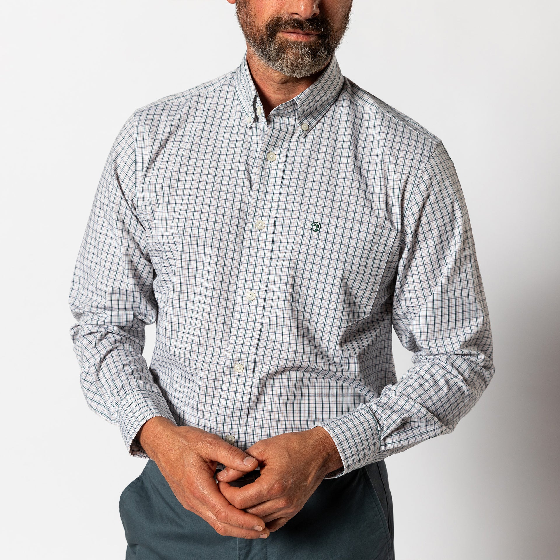 Performance Poplin Sport Shirt - Edison Plaid