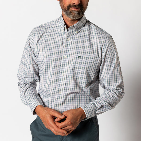 Performance Poplin Sport Shirt - Edison Plaid