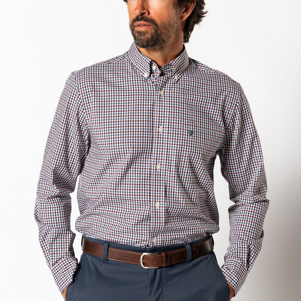 Performance Poplin Sport Shirt - Merill Gingham