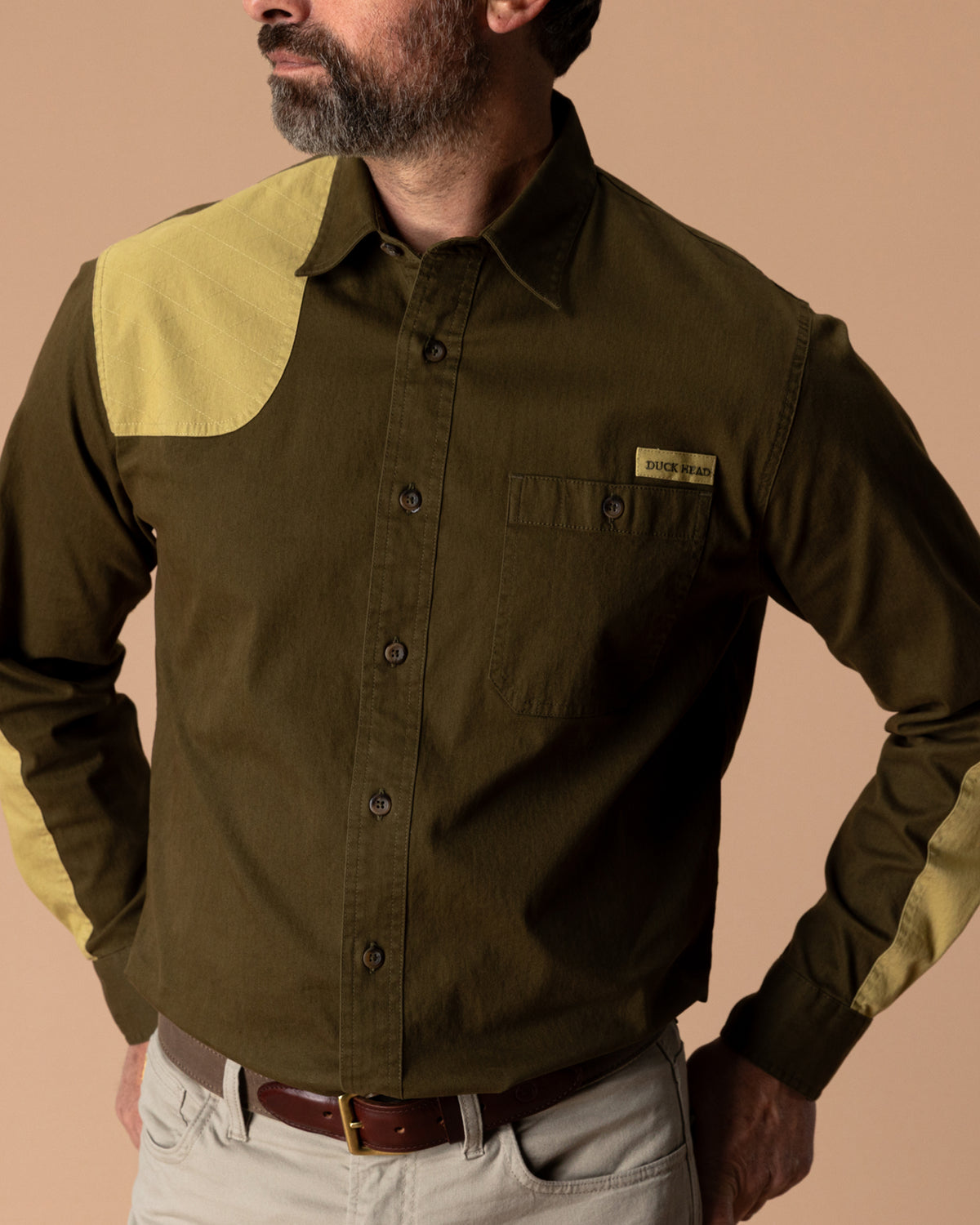 Woodland Shooting Shirt - Dark Olive