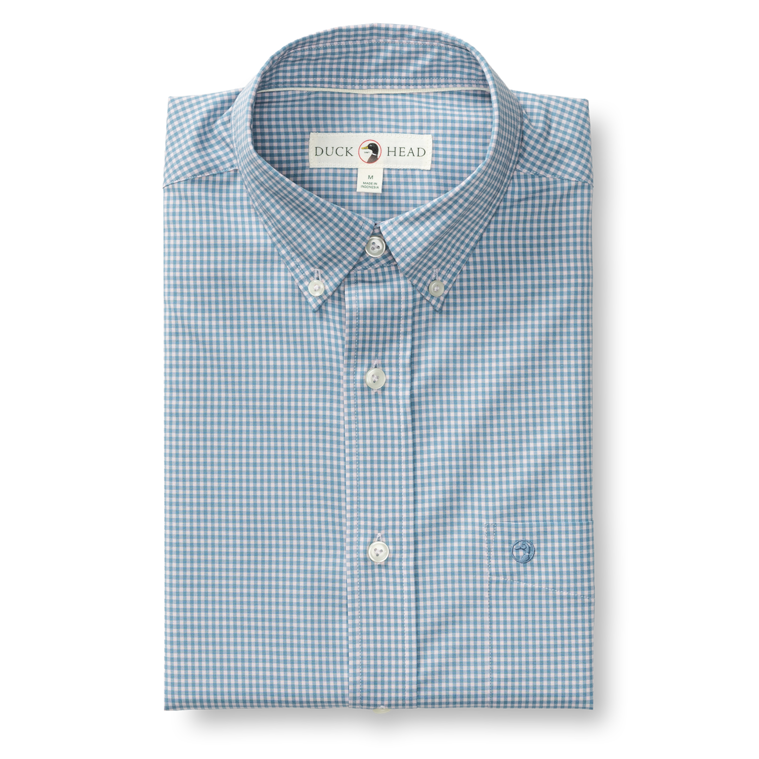 Performance Poplin Sport Shirt - Lyle Gingham - Pale Pink