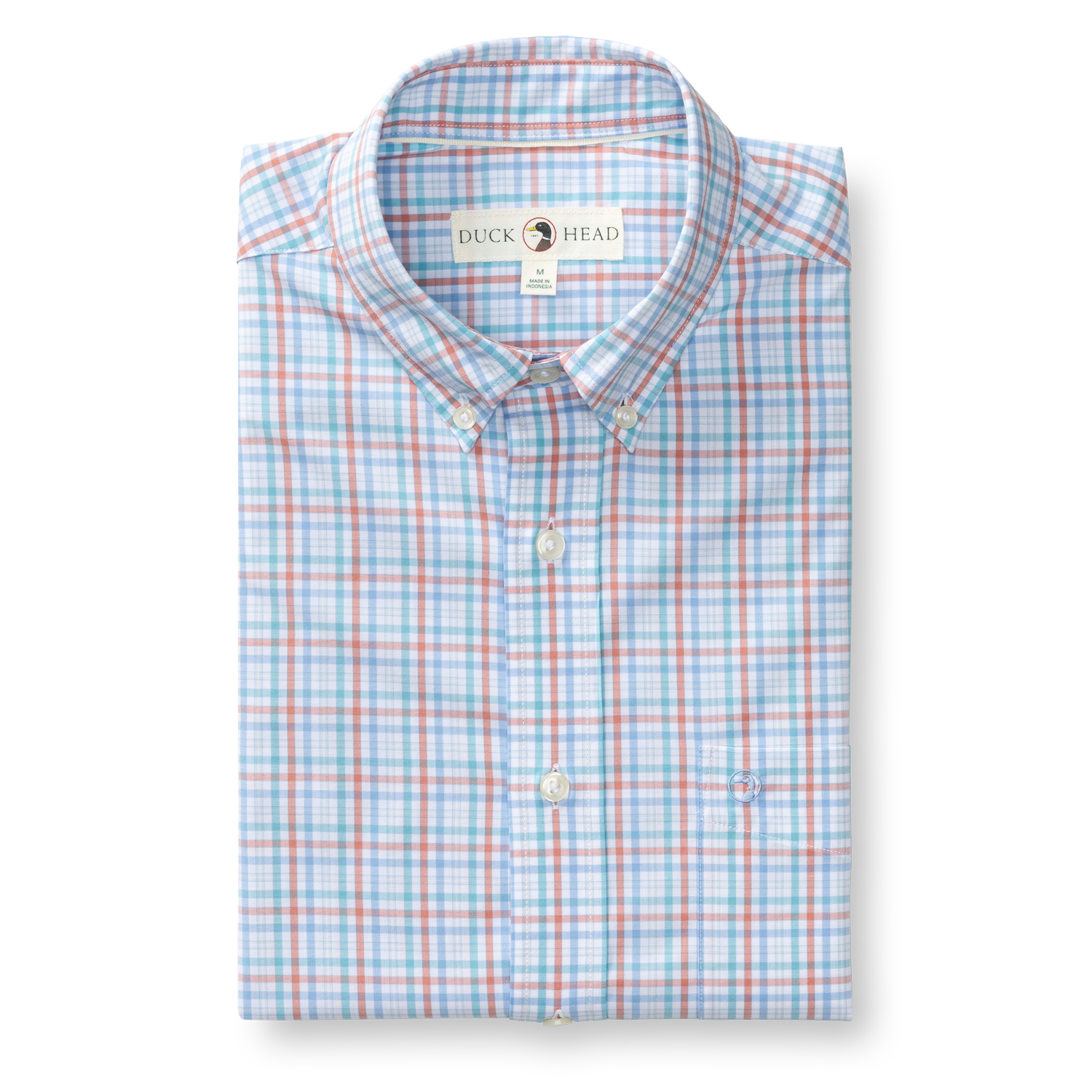 Performance Poplin Sport Shirt - Brody Plaid - Rosewood