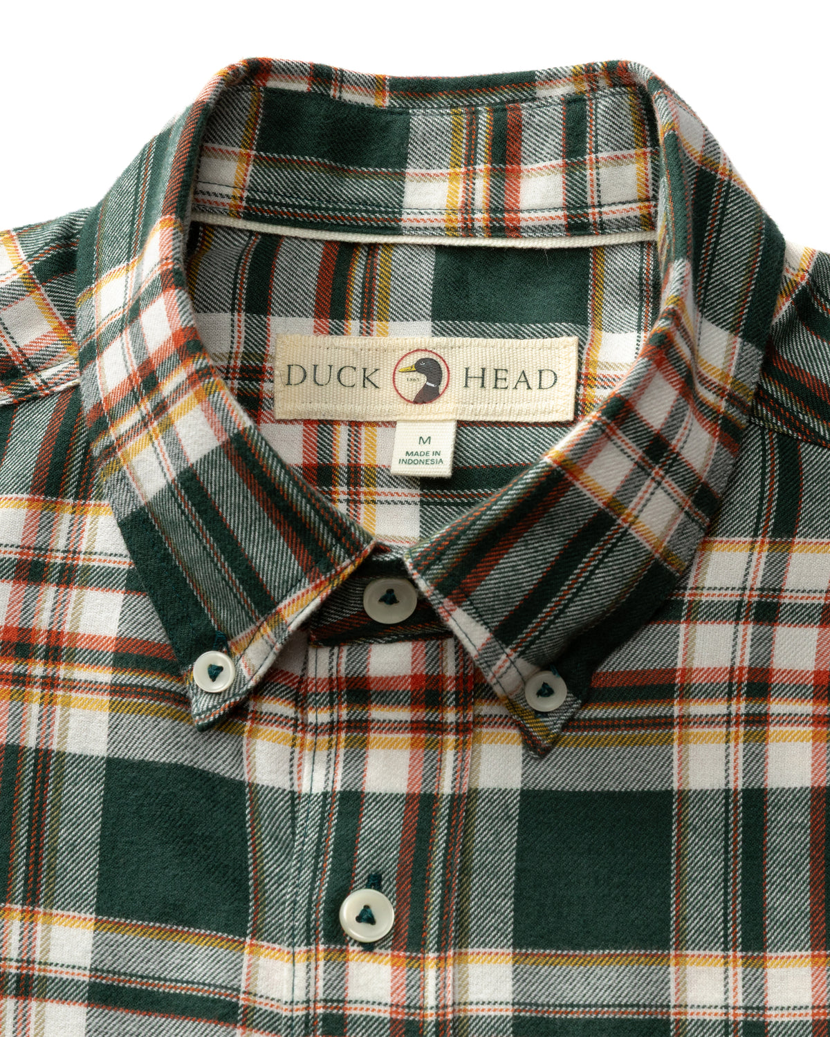 Cotton Flannel Sport Shirt - Pinewell Plaid - Pine Grove