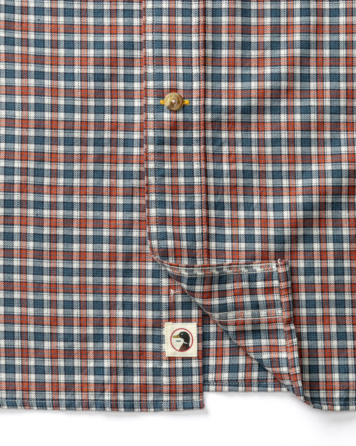Cotton Wool Sport Shirt - Caldor Plaid - Stormy Teal
