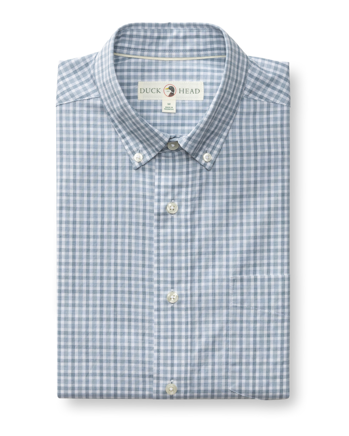 Cotton Cashmere Poplin Sport Shirt - Bray Plaid - Wildblown Sky