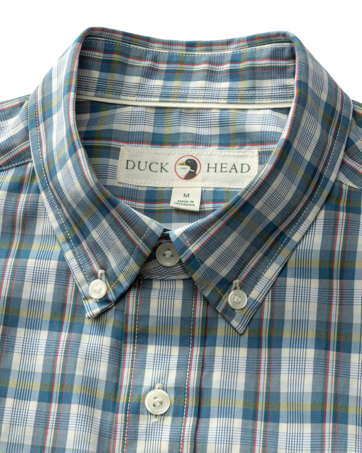 Performance Poplin Sport Shirt - Eaton Plaid - Sandrift Khaki
