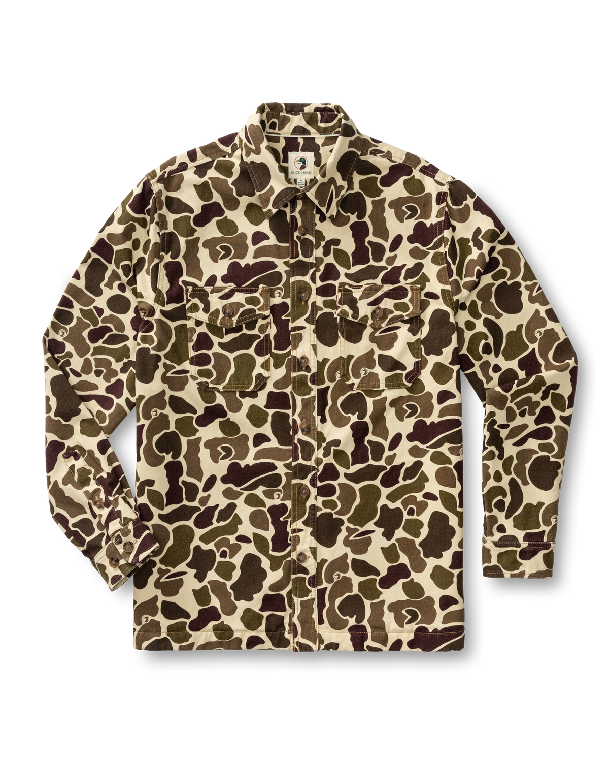 Vintage Camo Duck Canvas Jacket - Sandrift Khaki Camo