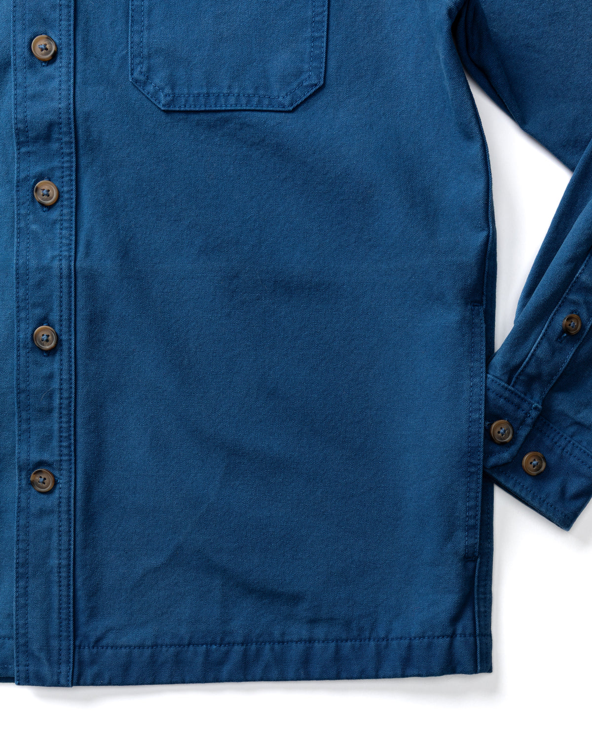 Garment Dyed Duck Canvas Jacket - Navy Peony