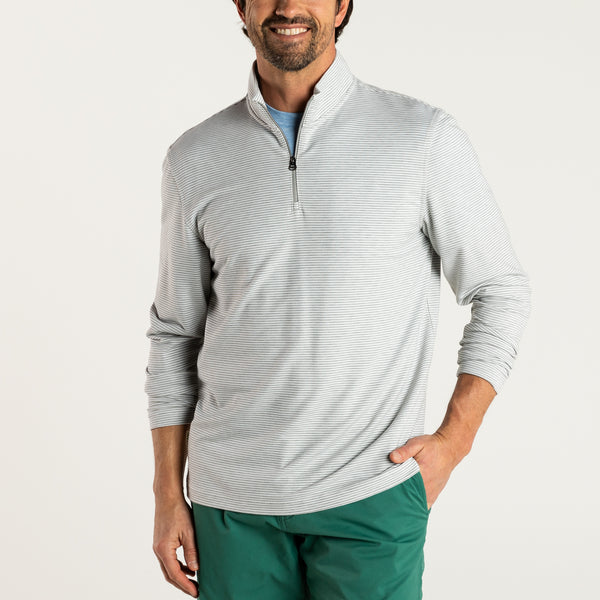 Wakeman Stripe Performance 1/4 Zip Pullover