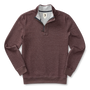 Bearing Pique Performance 1/4 Zip Pullover - Dark Cognac