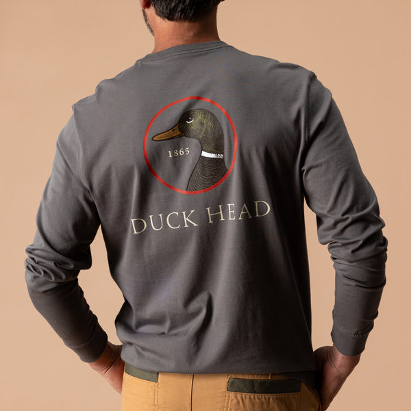 Logo Long Sleeve T-Shirt - Fossil Gray