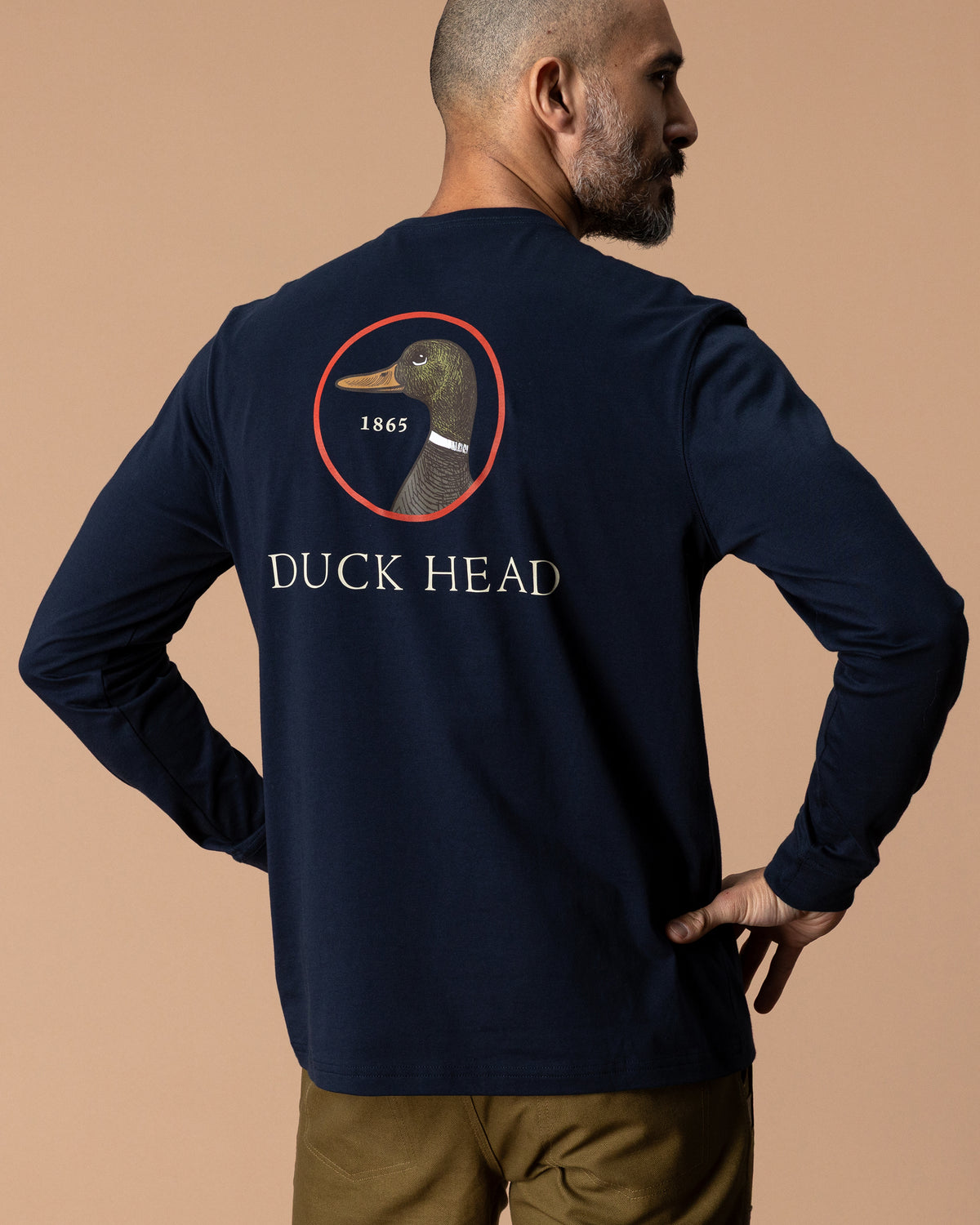 Logo Long Sleeve T-Shirt - Deep Navy