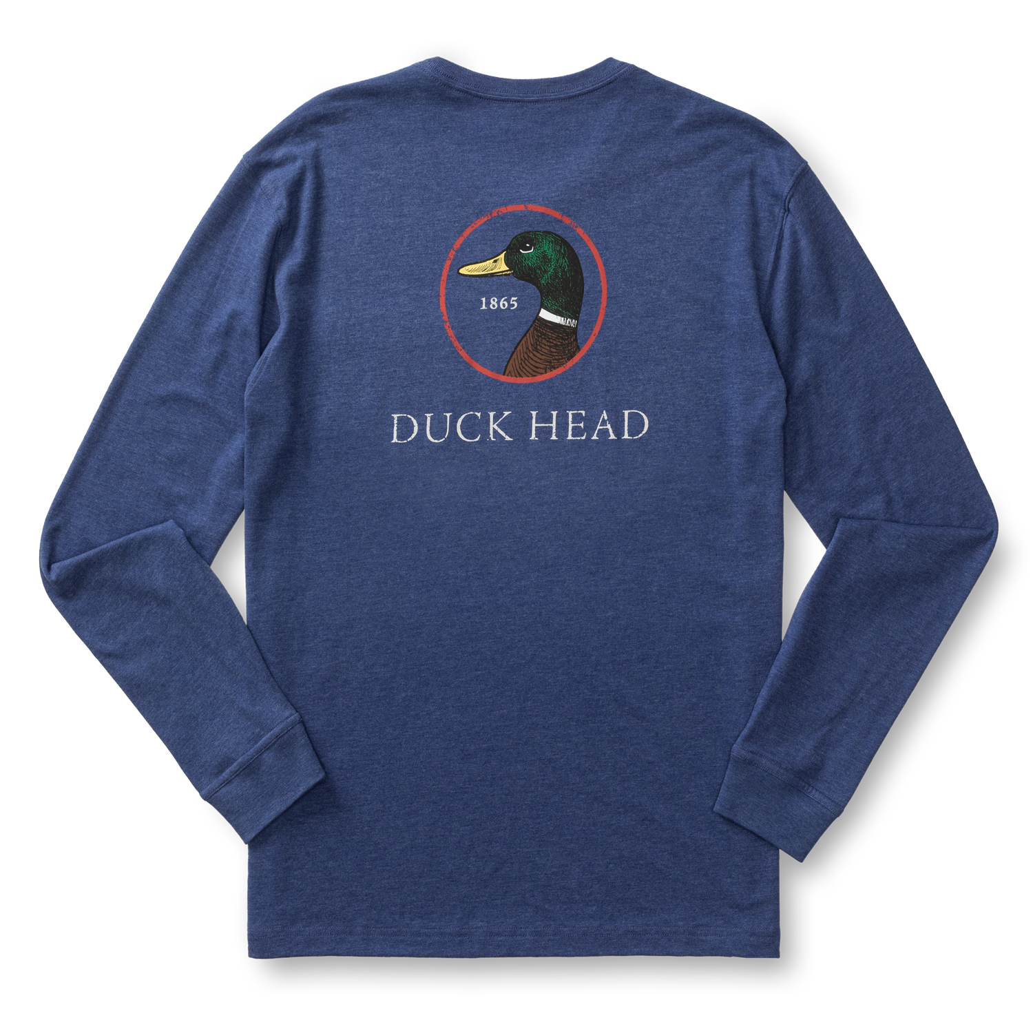 Logo Long Sleeve T-Shirt - Beacon Blue Heather