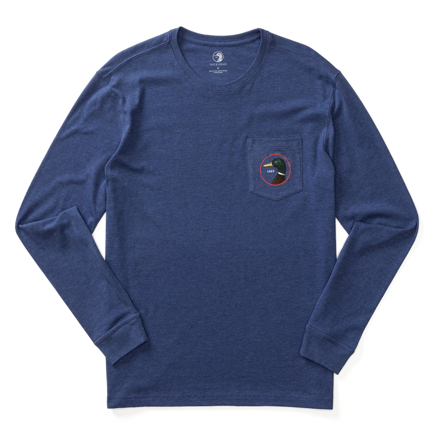 Logo Long Sleeve T-Shirt - Beacon Blue Heather