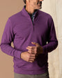 Dunmore Performance 1/4 Zip Pullover - Aubergine Heather