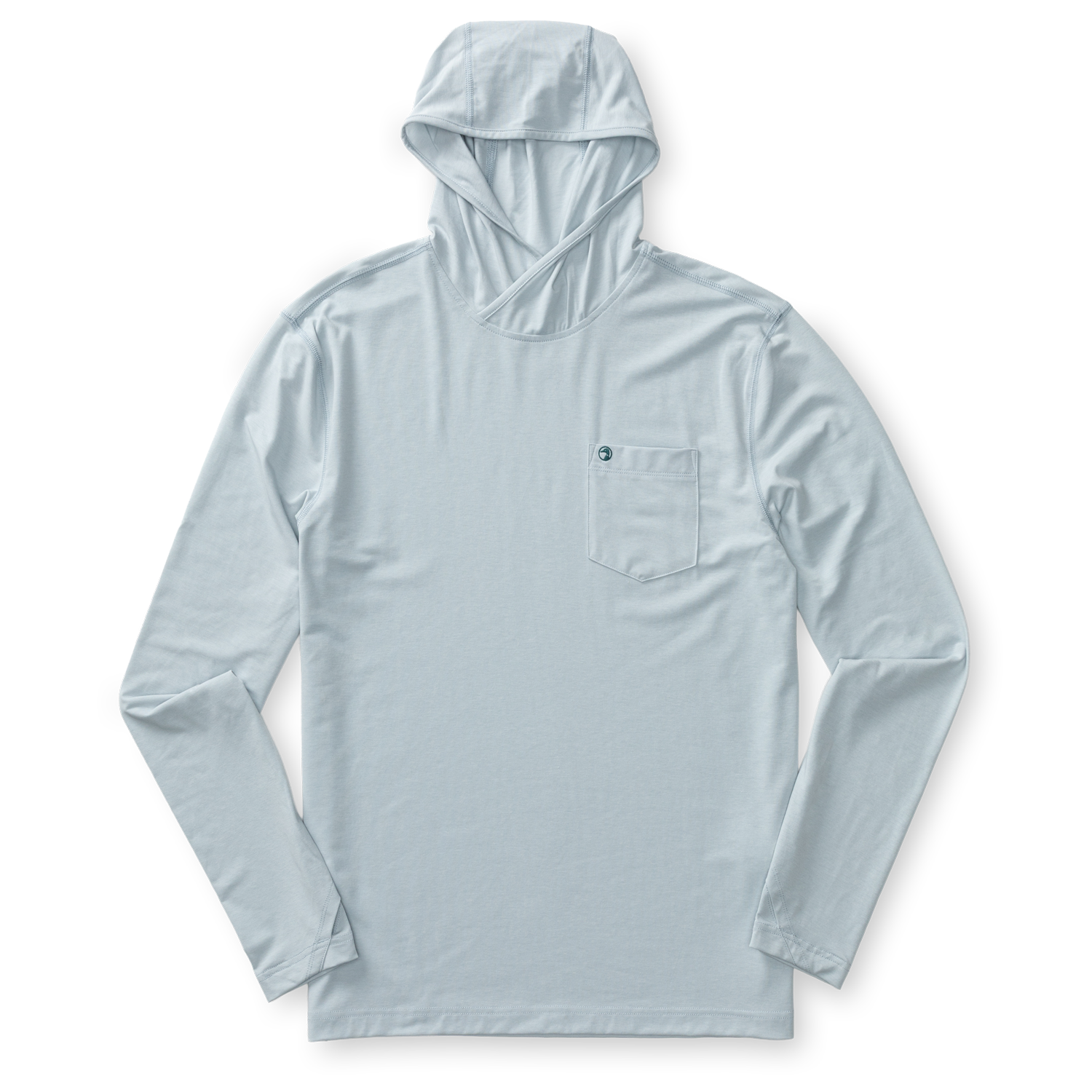 Windward Performance Hooded T-Shirt - Blue Dawn Heather