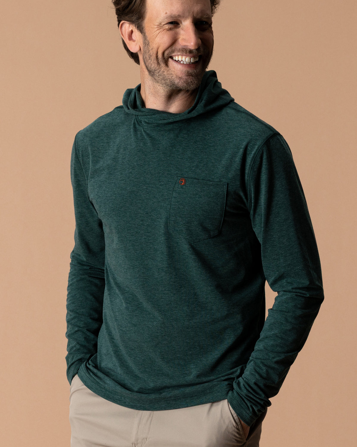 Windward Performance Hooded T-Shirt - Pine Grove Heather