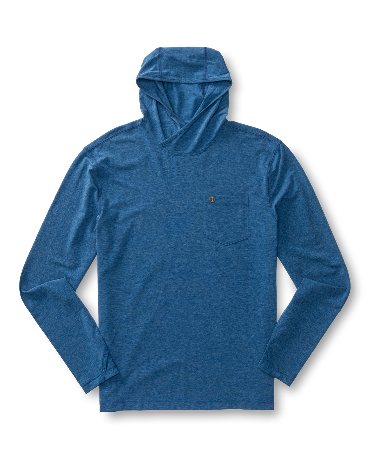Windward Performance Hooded T-Shirt - Navy Peony Heather