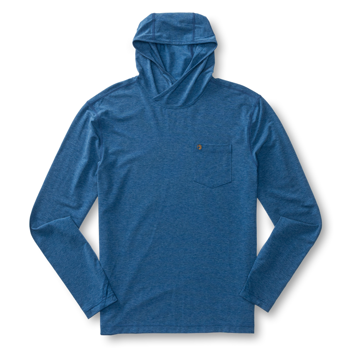 Windward Performance Hooded T-Shirt - Navy Peony Heather