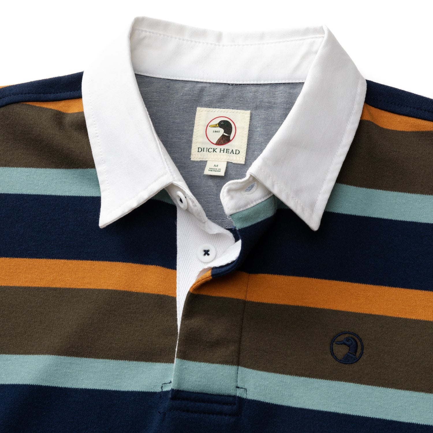 Legacy Stripe Rugby Shirt - Dark Forest Green