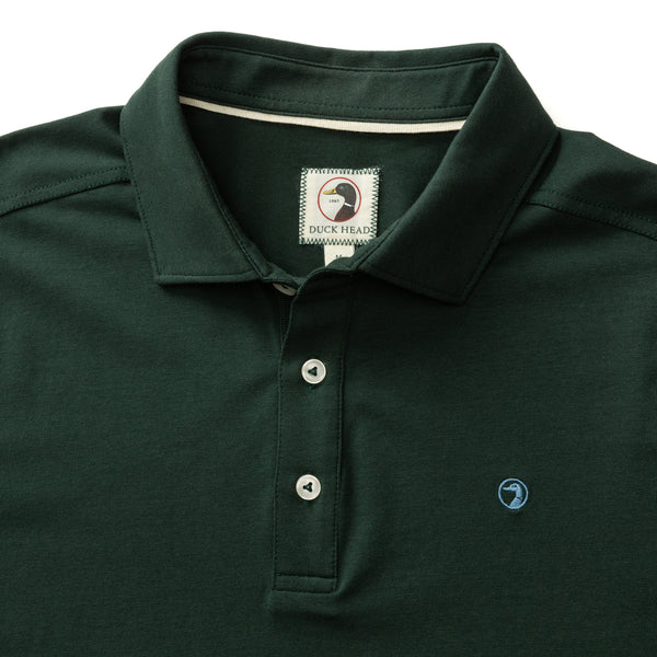 Hanover Pima Cotton Polo - Spruce Green