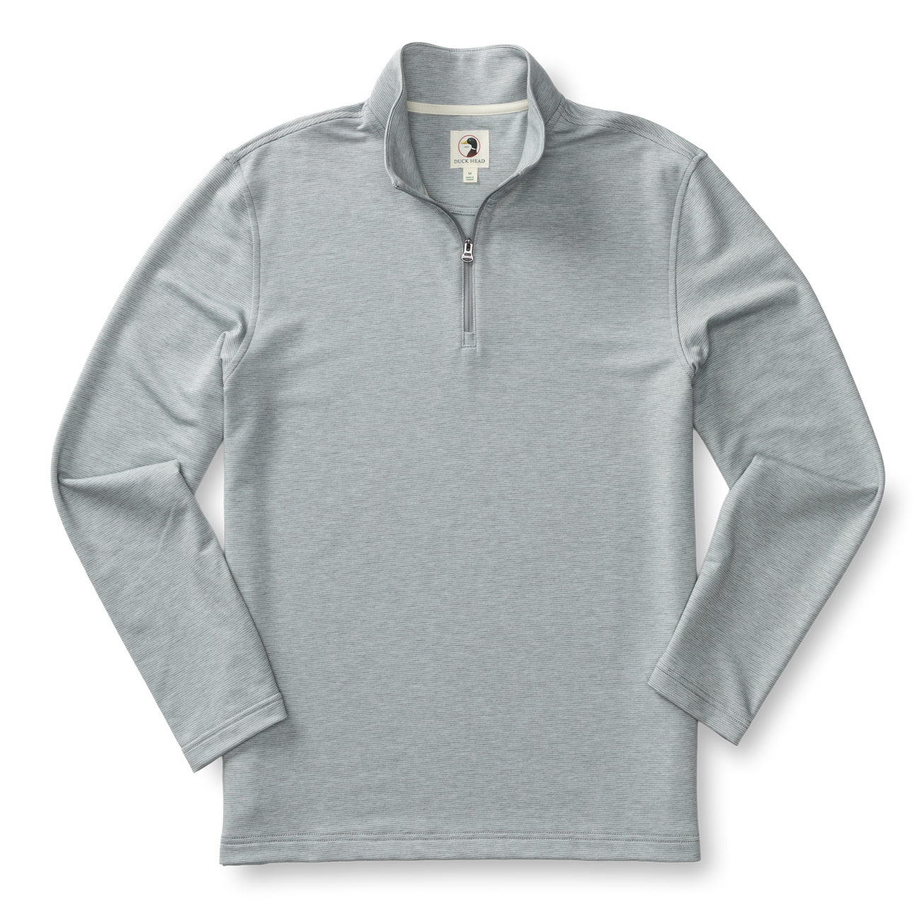 Summerford Striped Performance 1/4 Zip Pullover - Ultimate Grey Heather
