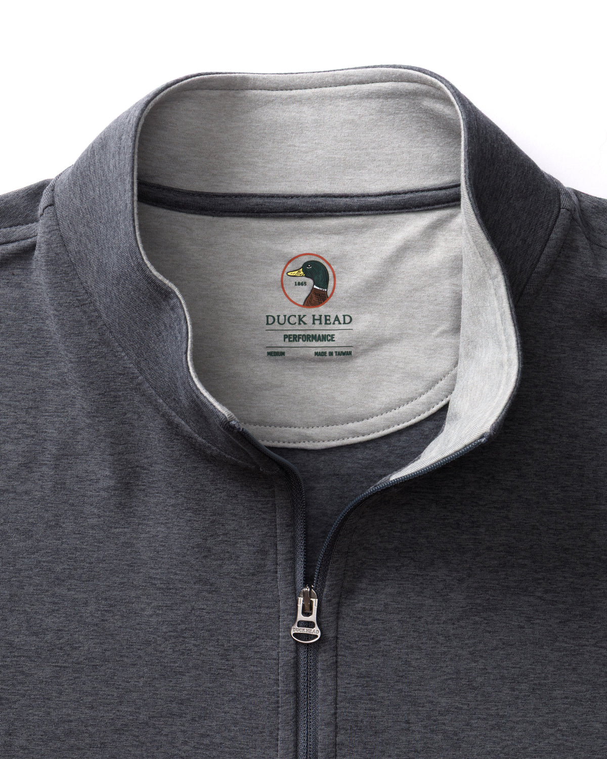Long Drive Performance 1/4 Zip Pullover - Charcoal Heather