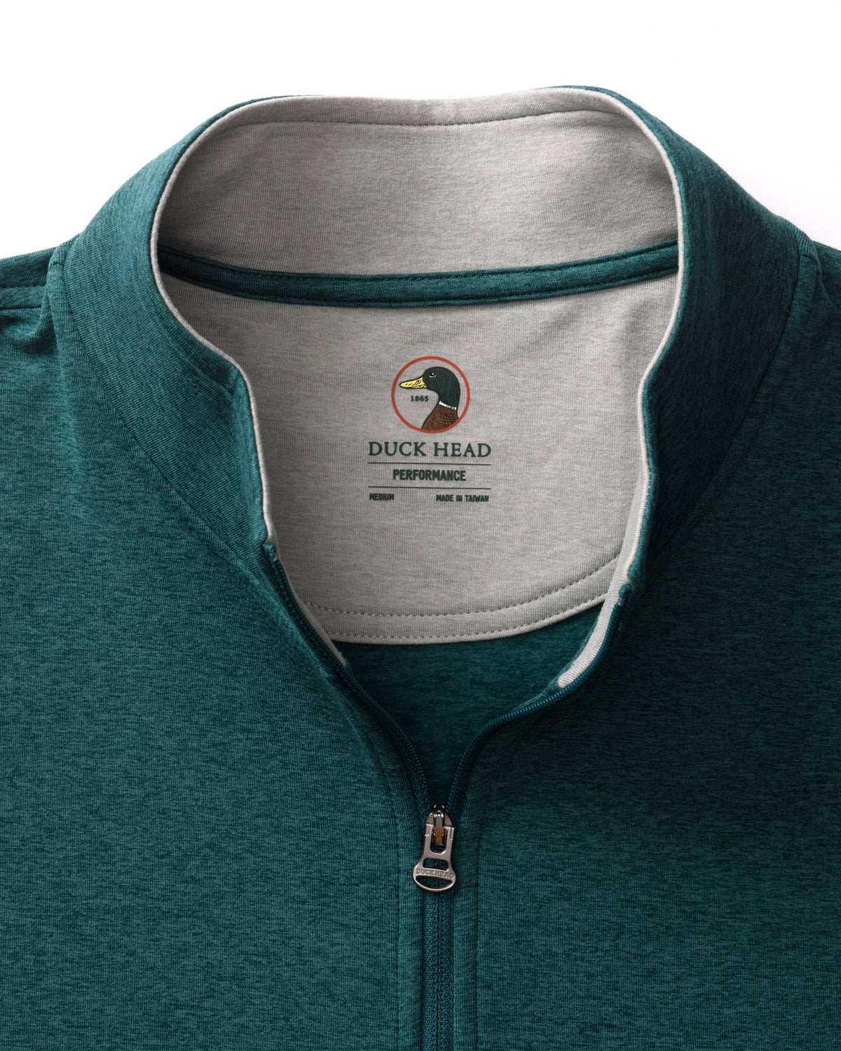 Long Drive Performance 1/4 Zip Pullover - Midnight Teal Heather