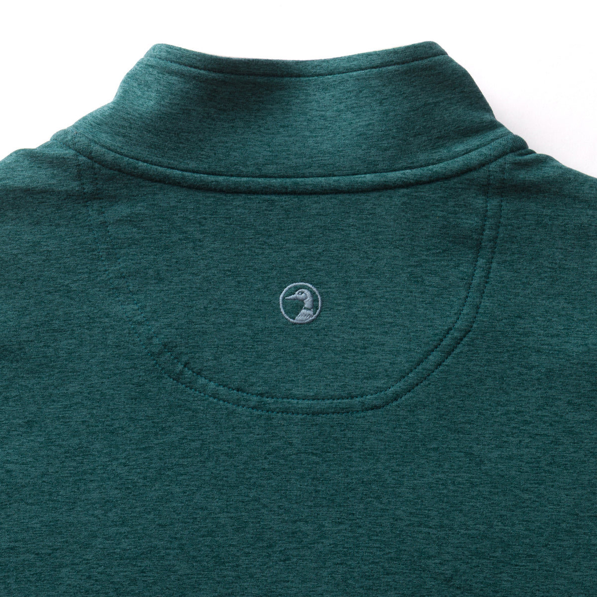 Long Drive Performance 1/4 Zip Pullover - Midnight Teal Heather