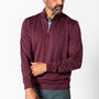 Long Drive Performance 1/4 Zip Pullover - Fig Heather
