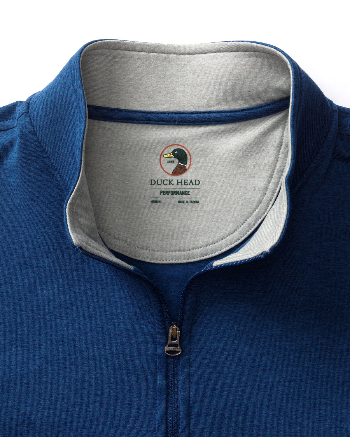 Long Drive Performance 1/4 Zip Pullover - Navy Peony Heather