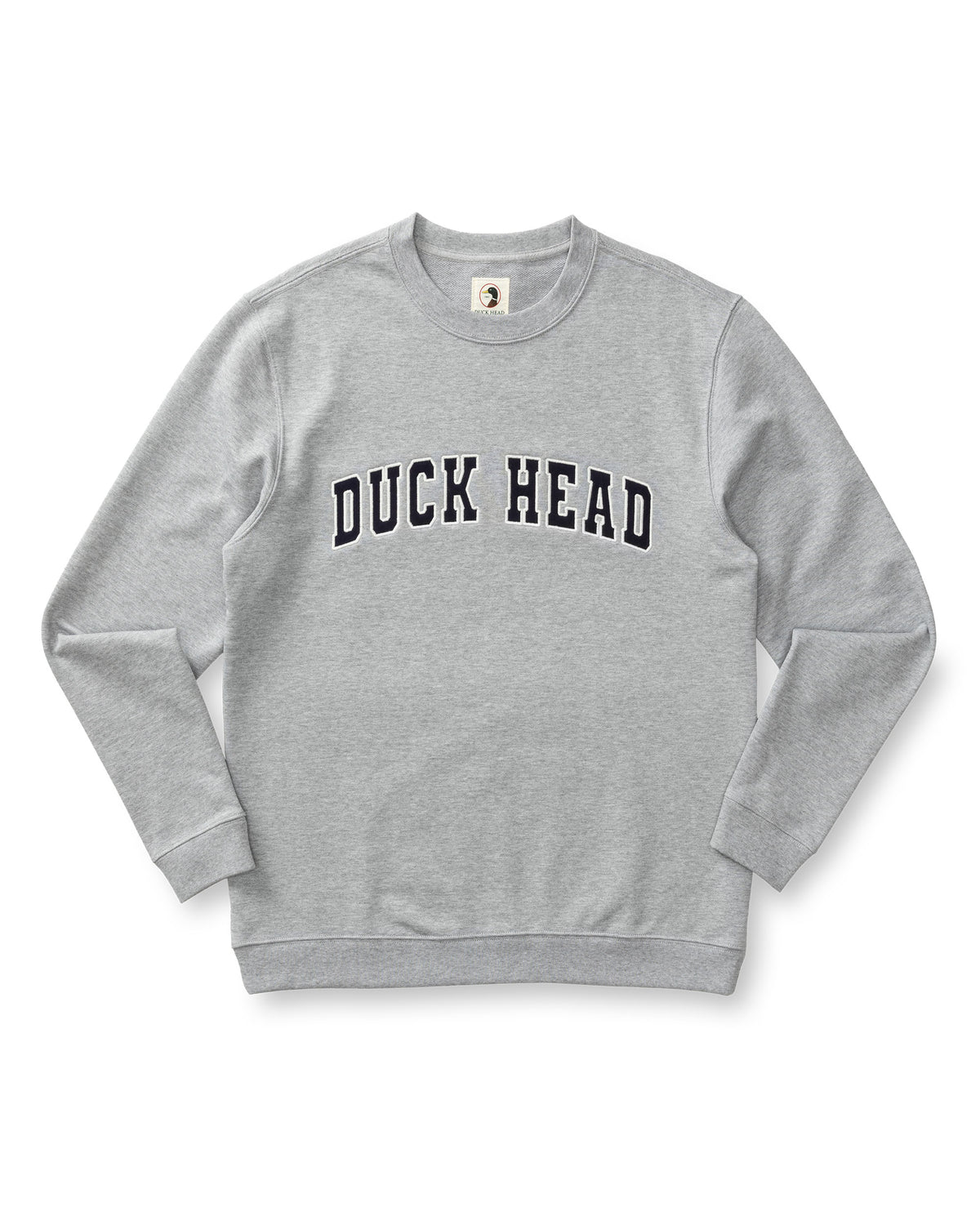 Applique Crewneck Sweatshirt - Heather Grey