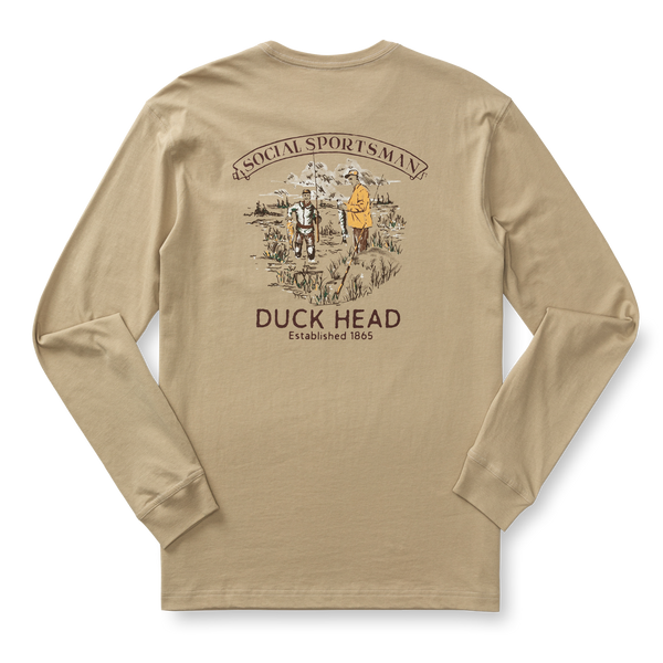 Fisherman's Folklore Long Sleeve T-Shirt - Khaki