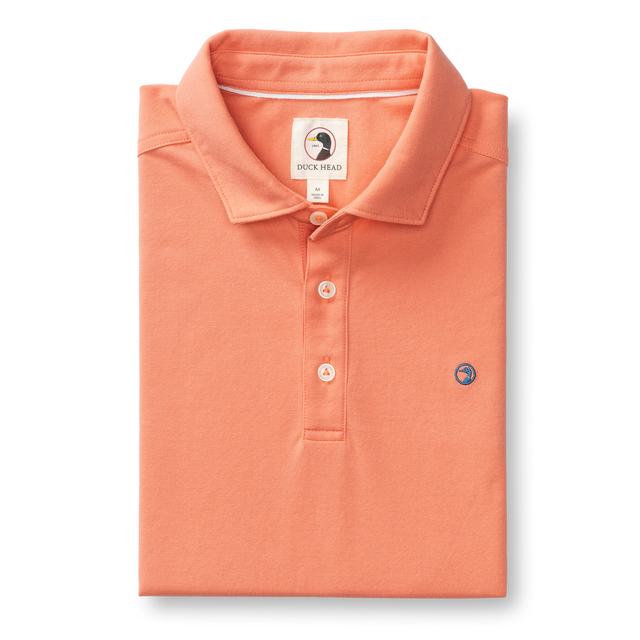 Hanover Pima Cotton Pique Polo - Coral