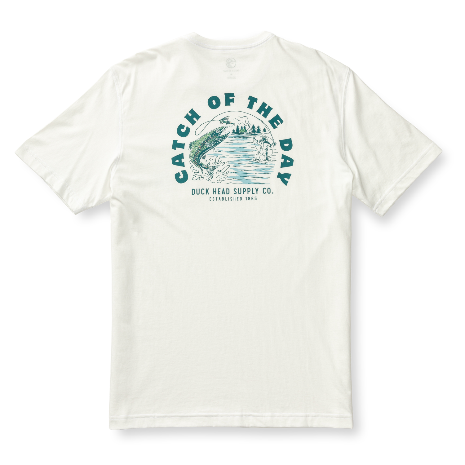 Catch Of The Day T-Shirt - Soft White