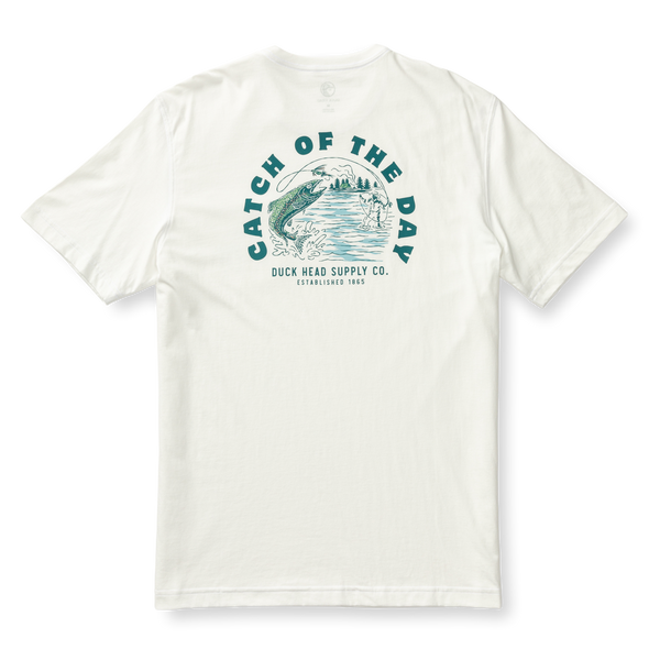 Catch Of The Day T-Shirt - Soft White