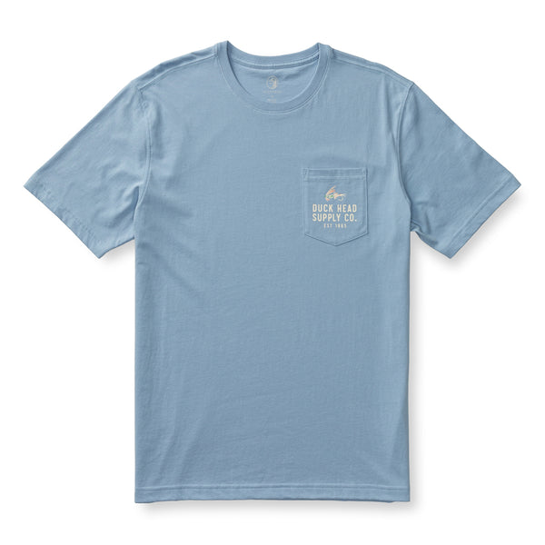 Catch Of The Day T-Shirt - Chambray Blue