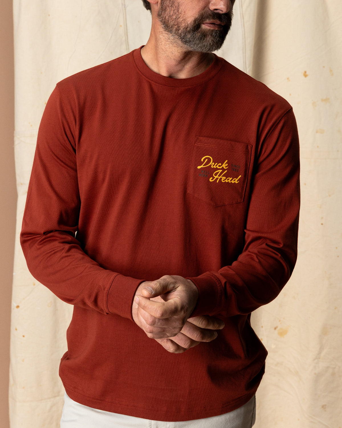 Flying Wood Duck T-Shirt - Brandy Brown