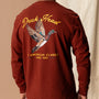 Flying Wood Duck T-Shirt - Brandy Brown