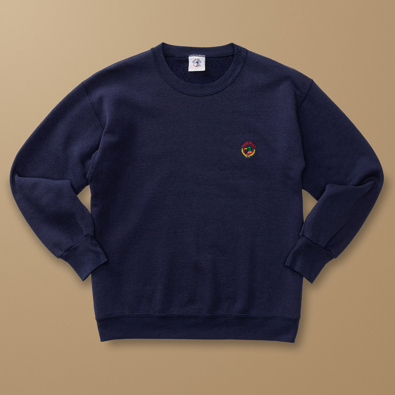 Embroidered Logo Crewneck Sweatshirt M