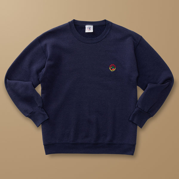 Embroidered Logo Crewneck Sweatshirt M
