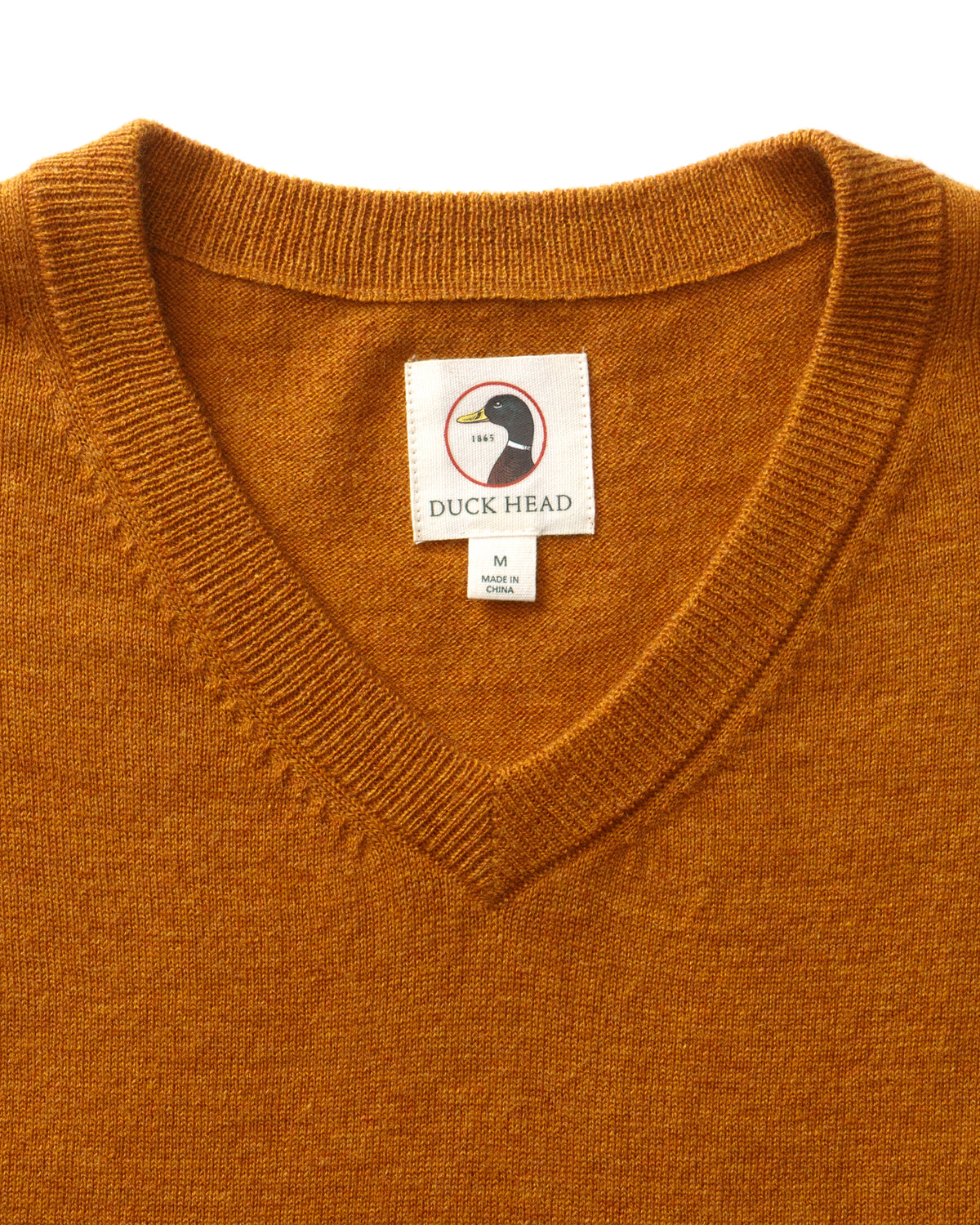Buckley Merino V-Neck Sweater - Spiced Oak Heather