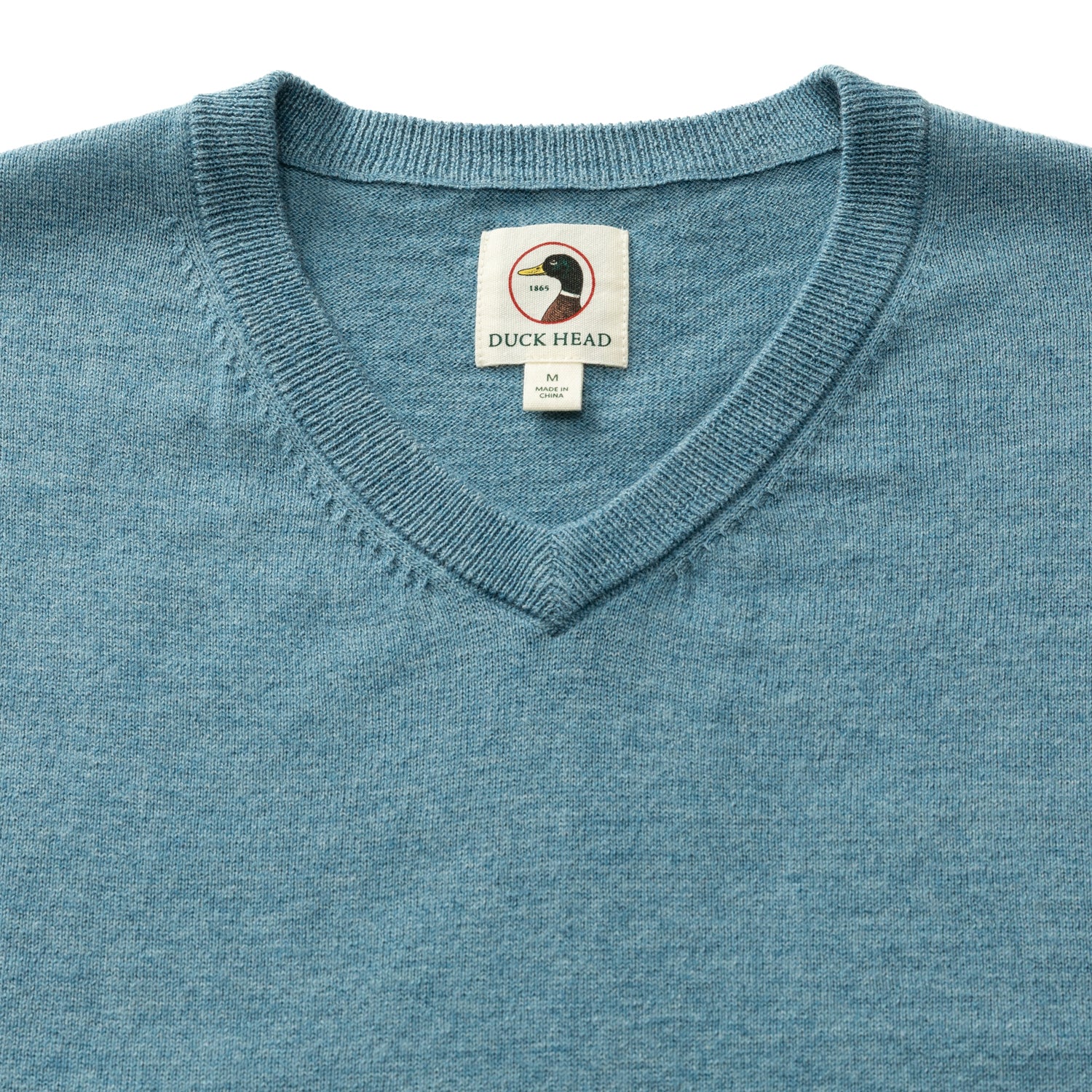 Buckley Merino V-Neck Sweater - Shadow Blue Heather
