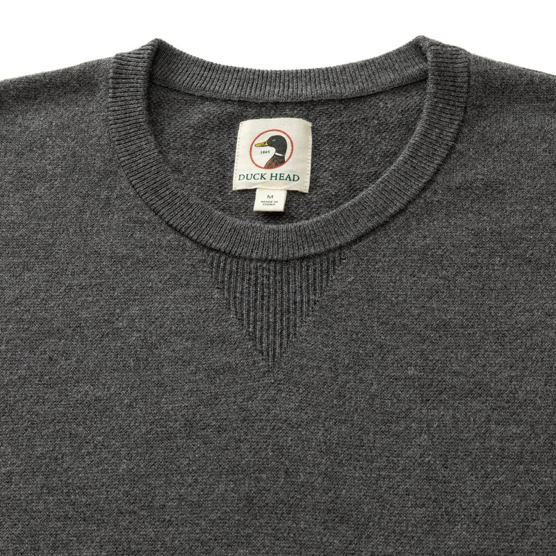 Henson Merino Crewneck Sweater - Brushed Nickel
