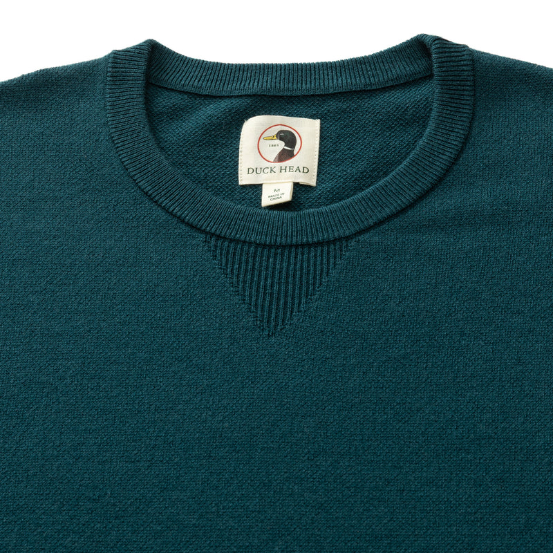 Henson Merino Crewneck Sweater - Emerald Green