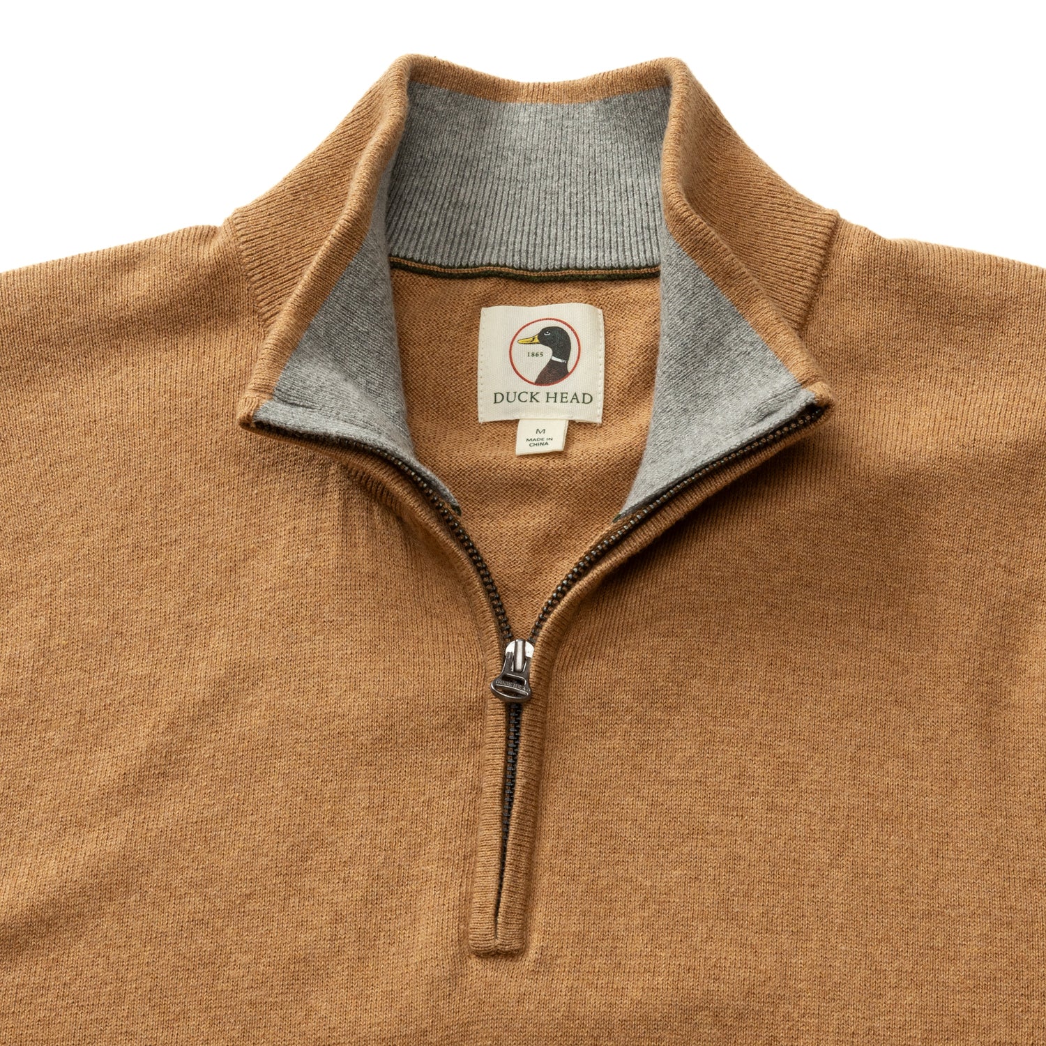 Ridley 1/4 Zip Sweater - Camel