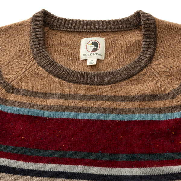 Beckett Stripe Crewneck Sweater - Multi