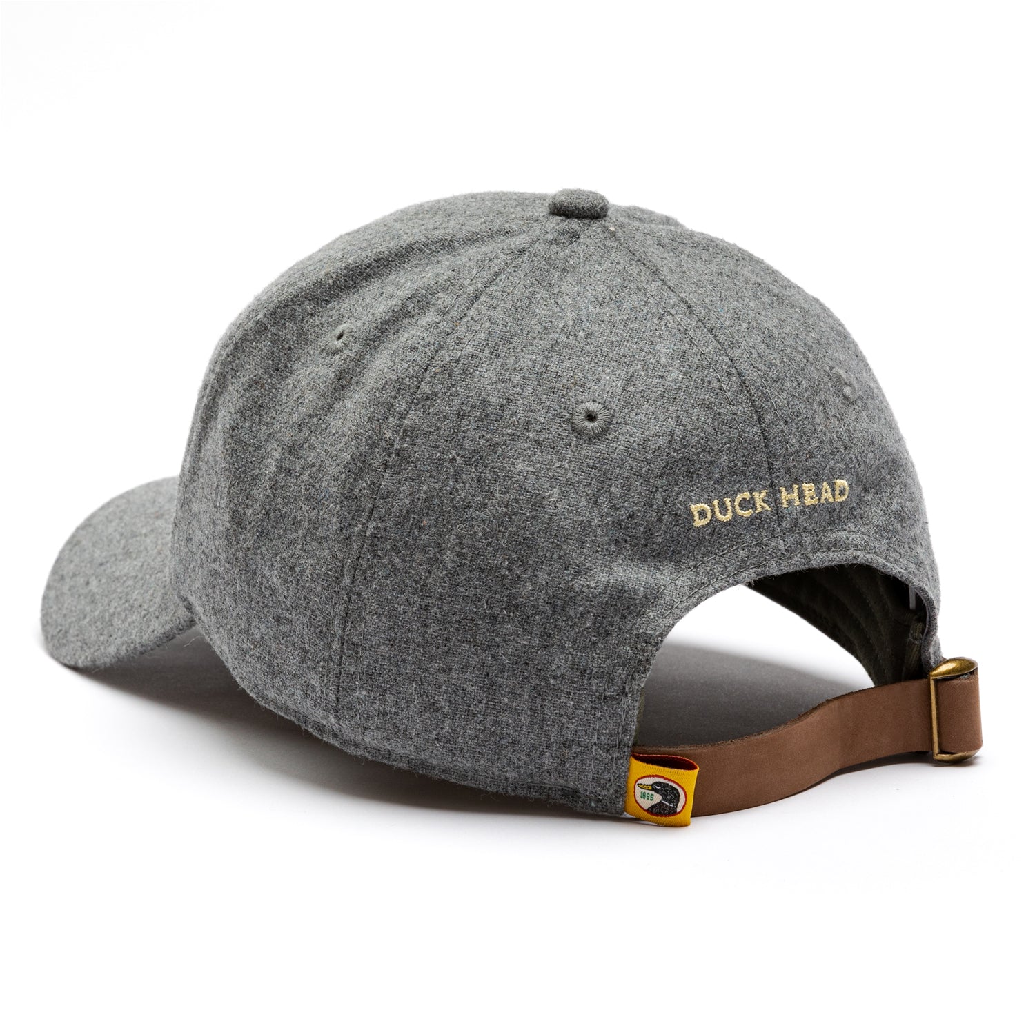 Circle Patch Flannel Hat - Heather Grey